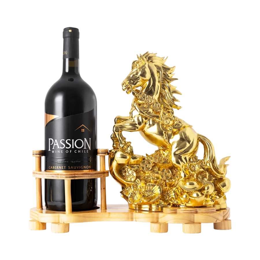 Rượu Vang Đỏ Chile Passion Cabernet Sauvignon Kệ Ngựa Vàng 1.5L