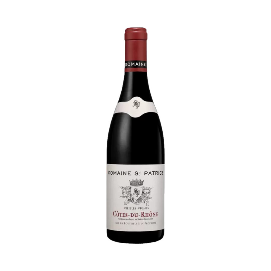 Rượu Vang Đỏ Pháp Domaine St Patrice Cotes Du Rhone 2019
