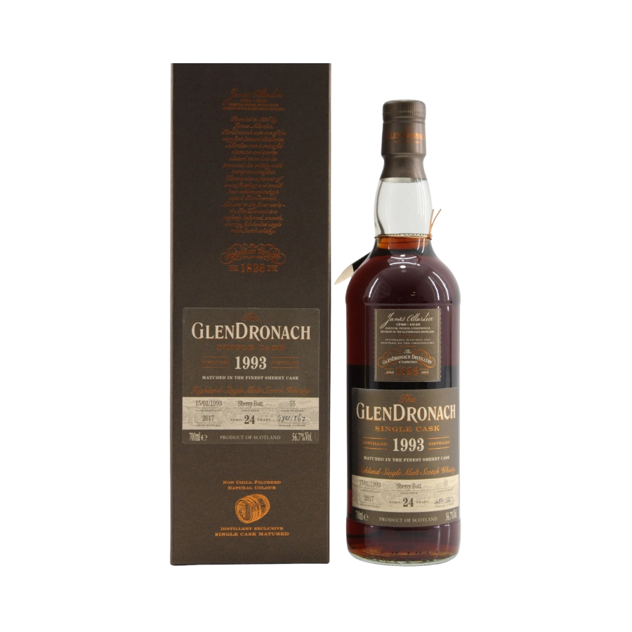 Rượu Whisky Glendronach 24 Year Old 1993 Single Cask