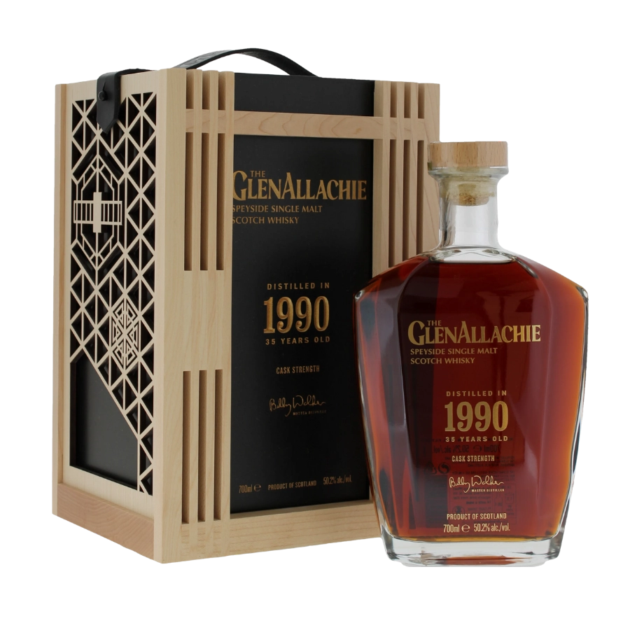 Rượu Whisky Glenallachie 35 Year Old Cask Strength Vintage 1990