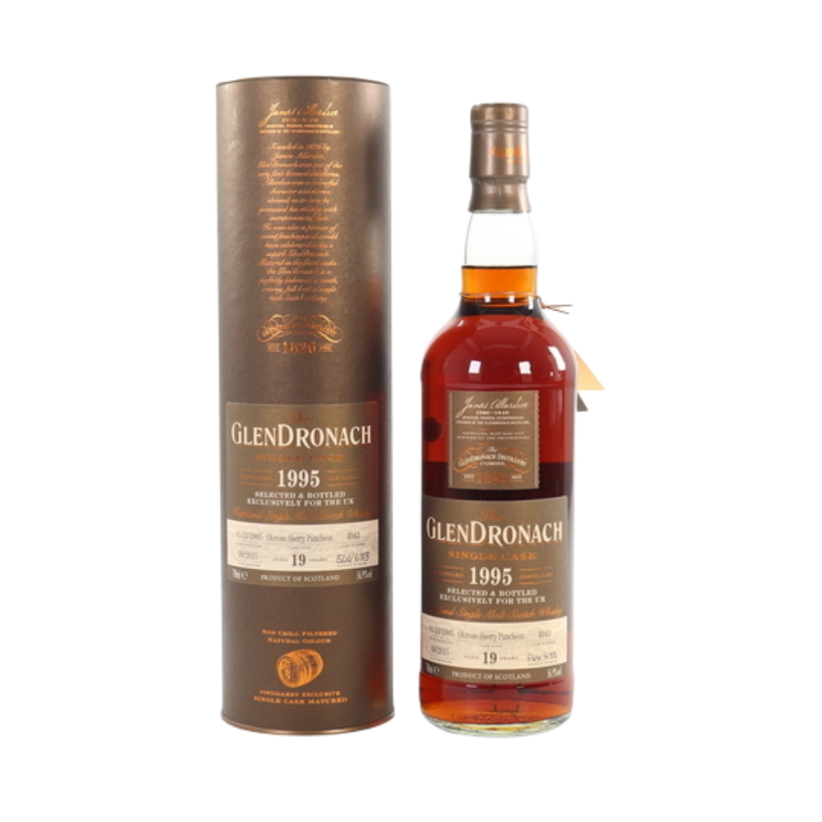Rượu Whisky Glendronach 19 Year Old 1995 Single Cask