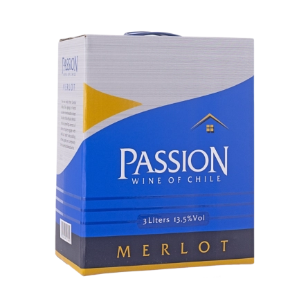 Rượu Vang Bịch Chile Passion Merlot 3L