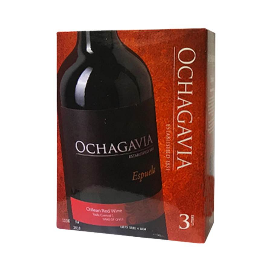 Rượu Vang Bịch Chile Ochagavia Espuela Red 3L