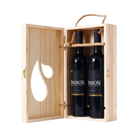 Rượu Vang Đỏ Chile Passion Cabernet Sauvigon Hộp Gỗ 2 Chai