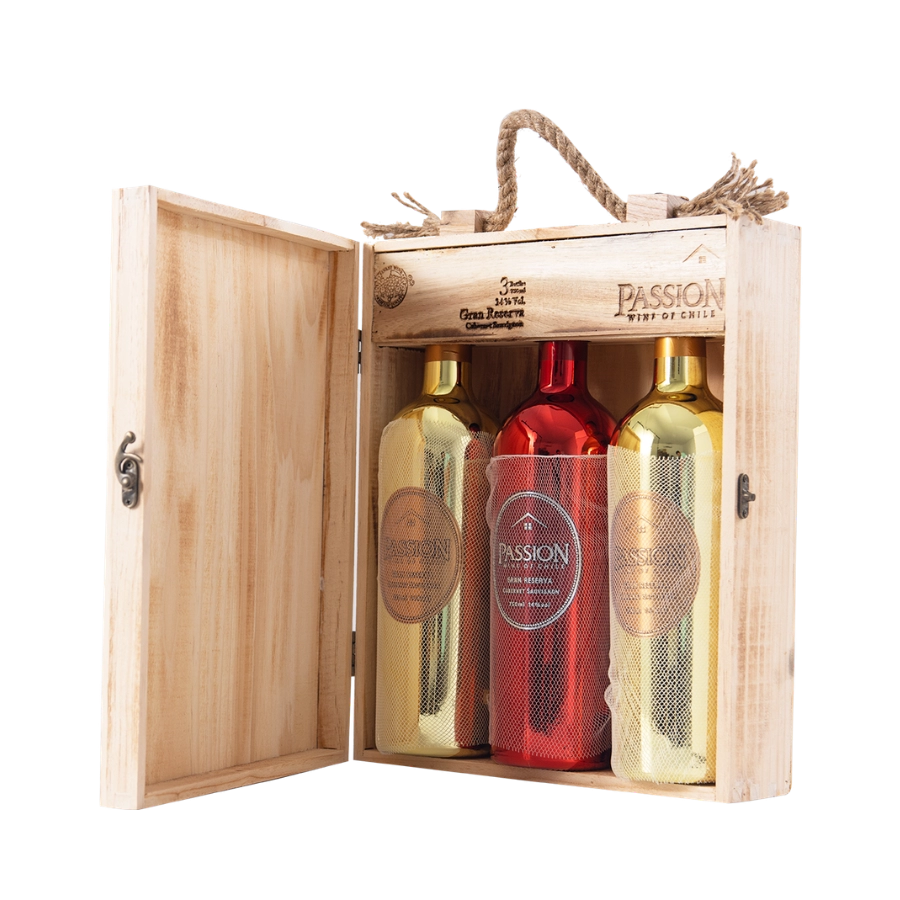 Rượu Vang Đỏ Chile Passion Gran Reserva Hộp Gỗ