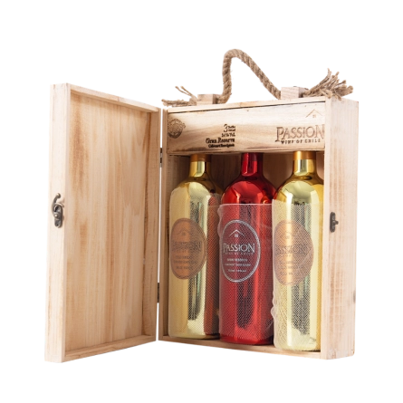 Rượu Vang Đỏ Chile Passion Gran Reserva Hộp Gỗ