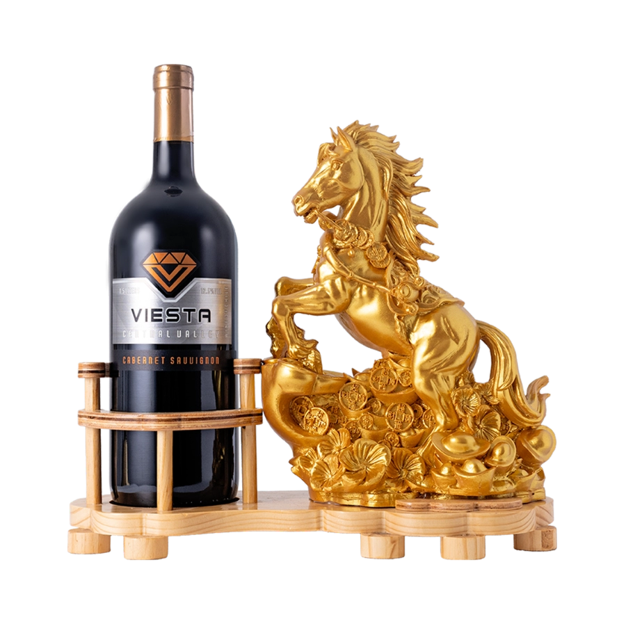 Rượu Vang Đỏ Chile Viesta Kệ Ngựa Vàng 1.5L