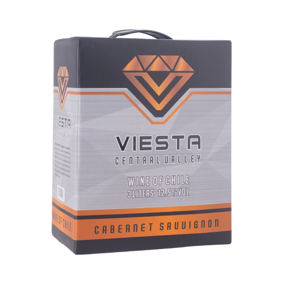 Rượu Vang Bịch Chile Viesta Hộp Giấy 3L