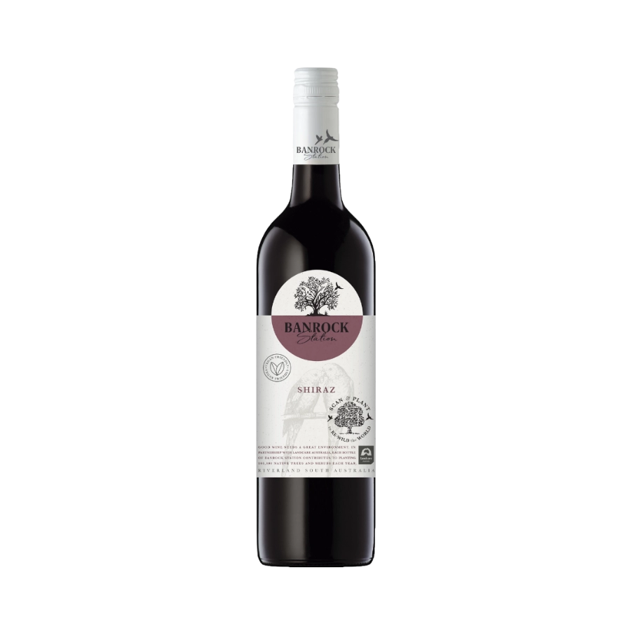 Rượu Vang Đỏ Úc Banrock Station Shiraz Vegan Wine