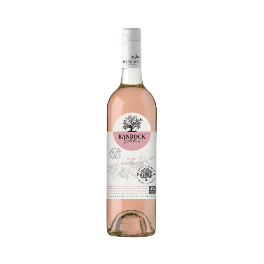 Rượu Vang Ngọt Úc Banrock Station Pink Moscato Vegan Wine