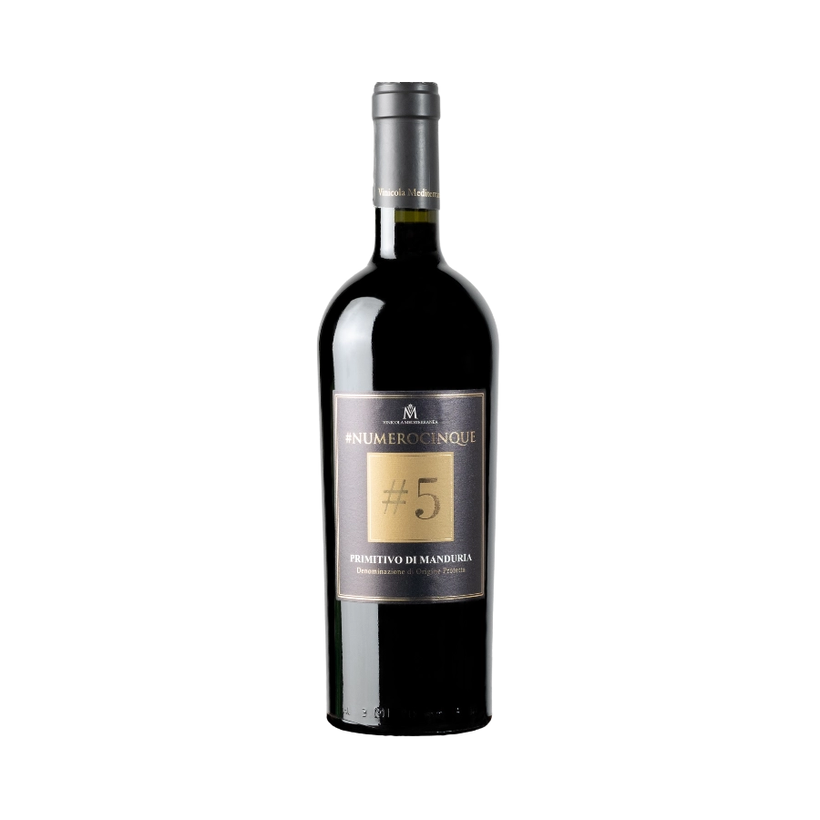Rượu Vang Đỏ Ý Numerocinque #5 Primitivo Di Manduria
