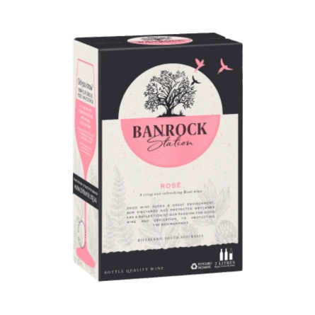 Rượu Vang Bịch Úc Banrock Station Rose BIB 2L
