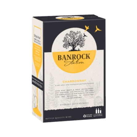 Rượu Vang Bịch Úc Banrock Station Chardonnay BIB 2L