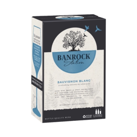Rượu Vang Bịch Úc Banrock Station Sauvignon Blanc BIB 2L