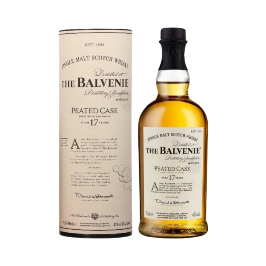 Rượu Whisky Balvenie 17 Year Old Peated Cask