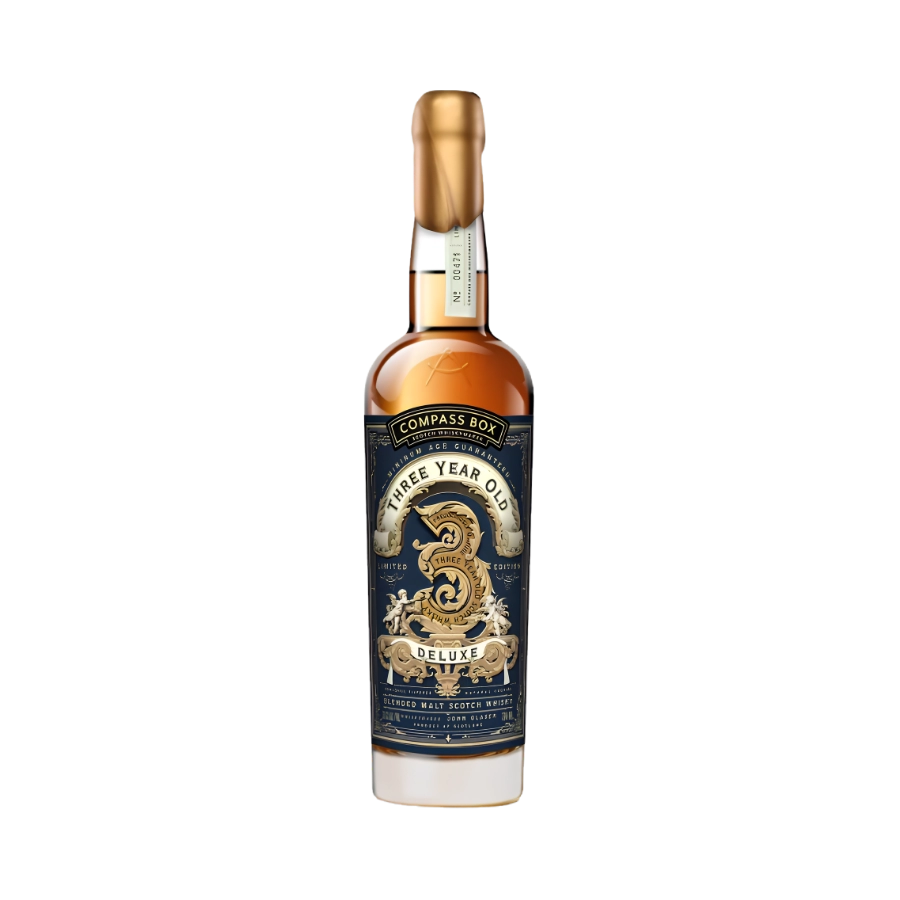 Rượu Whisky Compass Box 3 Year Old Deluxe Blended Malt Scotch