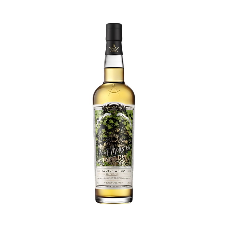 Rượu Whisky Compass Box Peat Monster Arcana Blended Malt Scotch