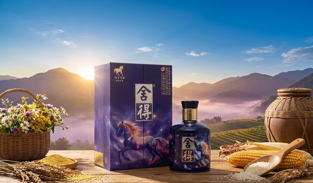 Chai Rượu Xá Đắc Mã Niên