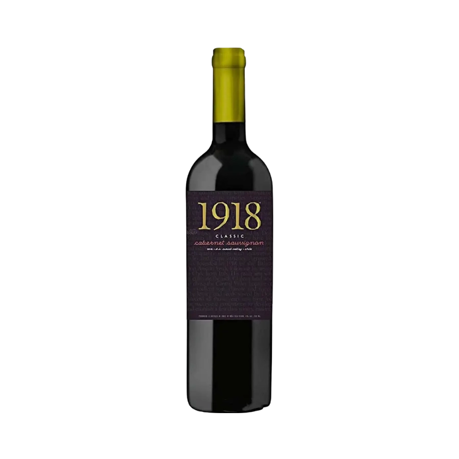 Rượu Vang Đỏ Chile 1918 Classic Cabernet Sauvignon 2022