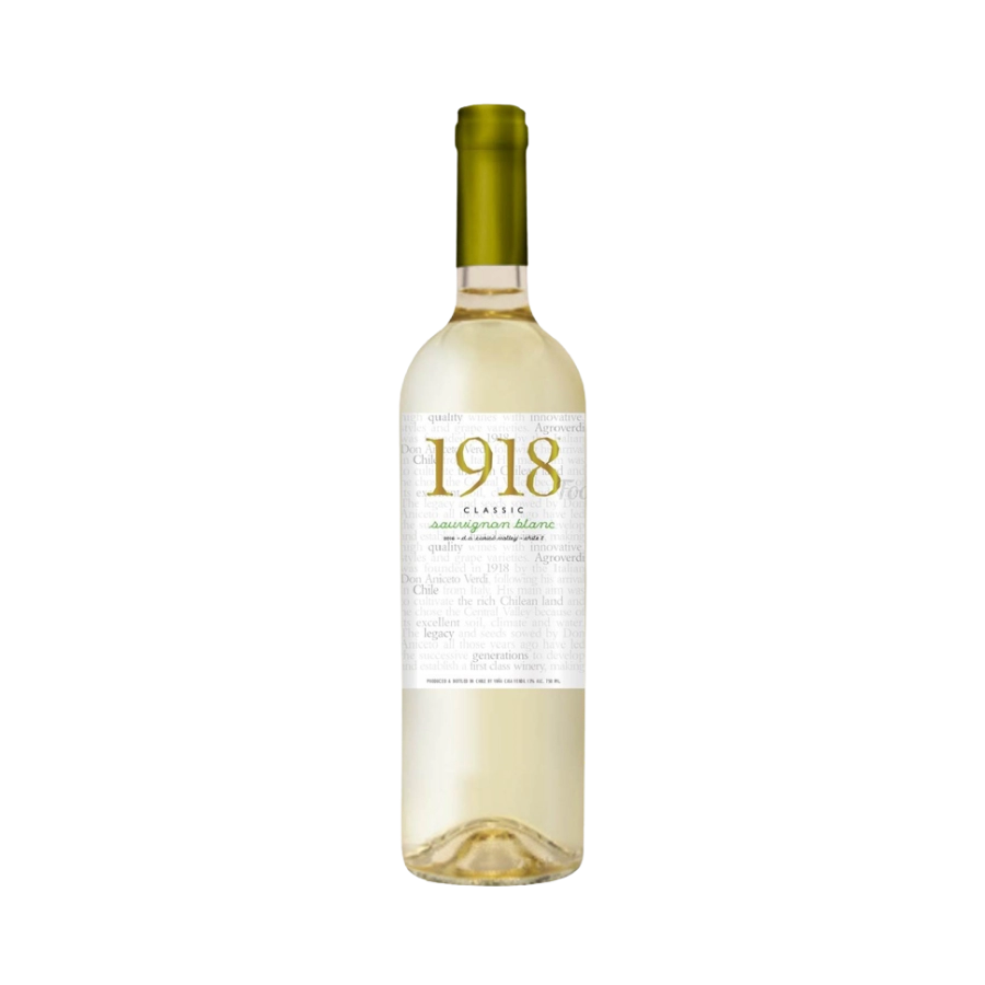 Rượu Vang Trắng Chile 1918 Classic Sauvignon Blanc 2022