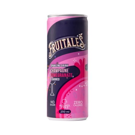 Nước Uống Có Gas Sparkling Mocktail Thái Lan Fruitales Champagne & Lựu
