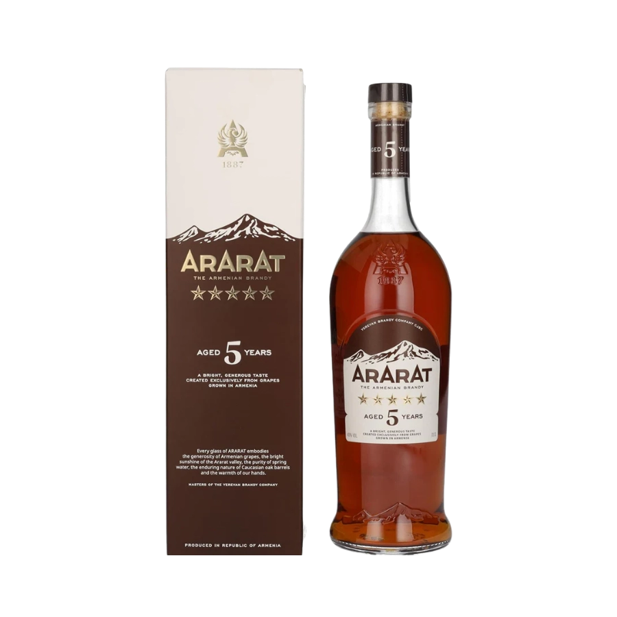 Rượu Brandy Armenia Ararat 5 Year Old