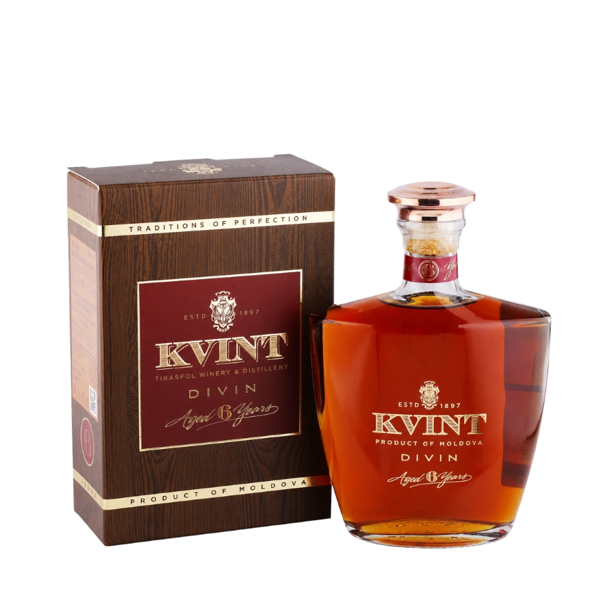 Rượu Cognac Moldova Kvint Divin 6 Year Old