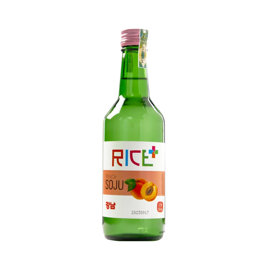 Rượu Soju Rice+ Việt Nam Vị Đào