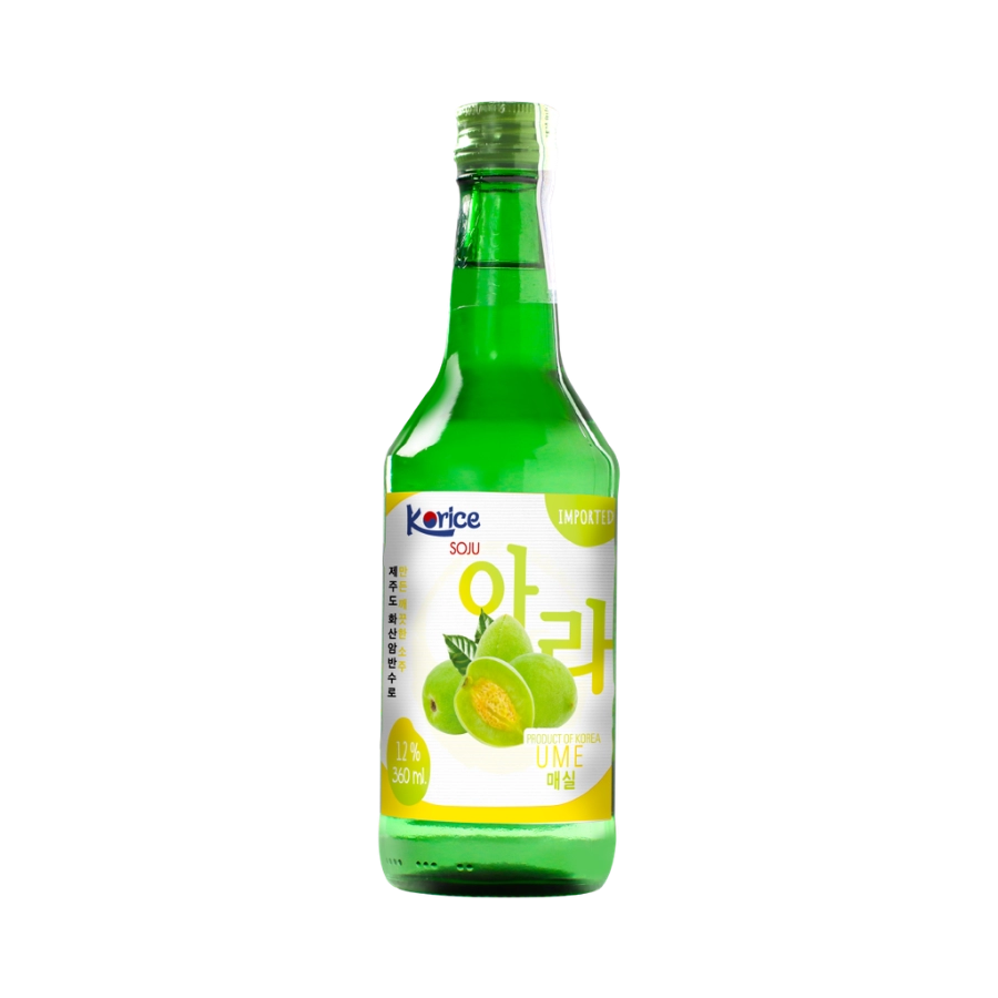 Rượu Soju Hàn Quốc Korice Mơ