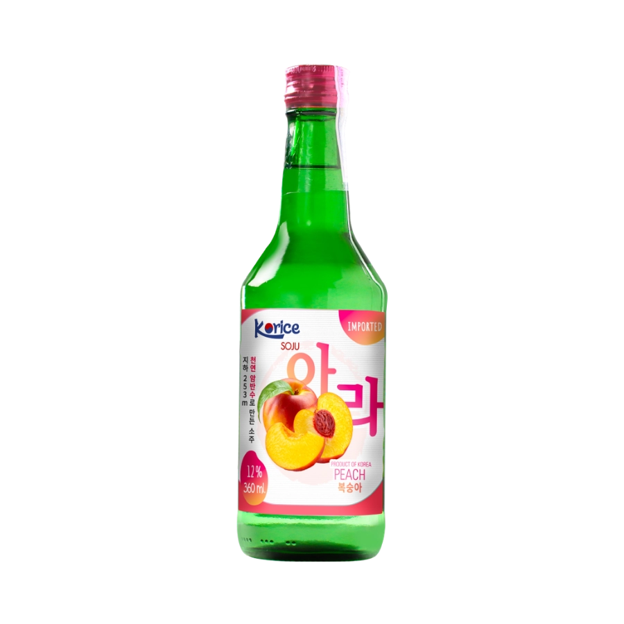 Rượu Soju Hàn Quốc Korice Đào