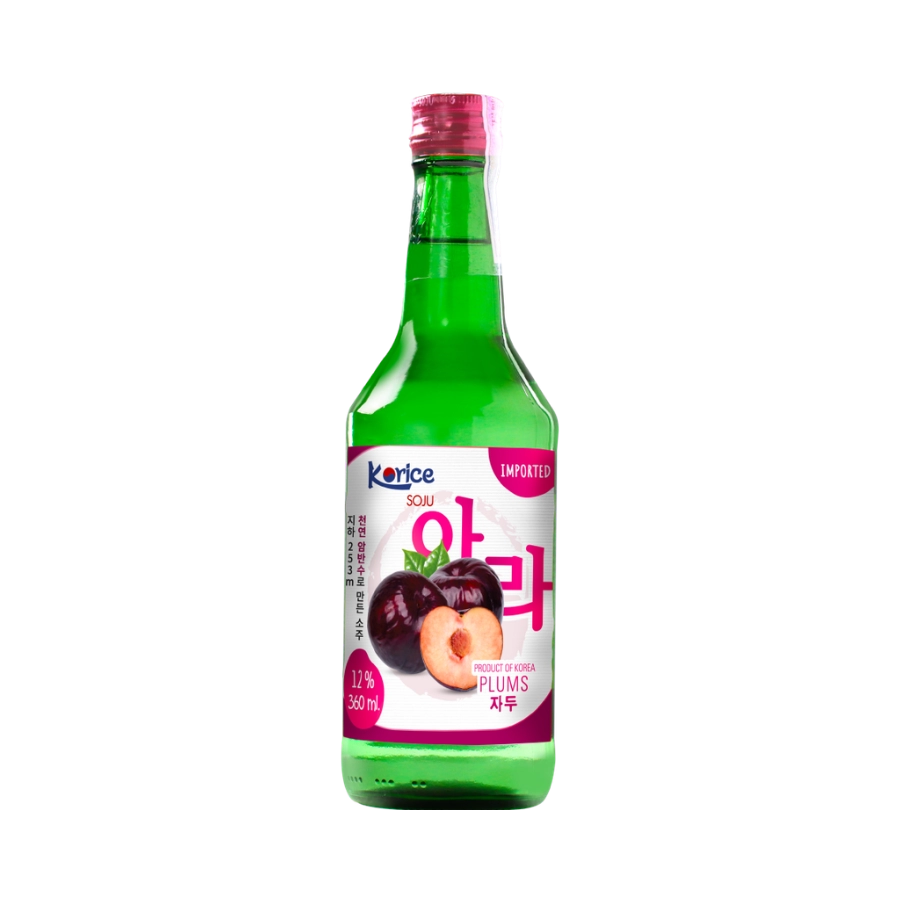 Rượu Soju Hàn Quốc Korice Mận