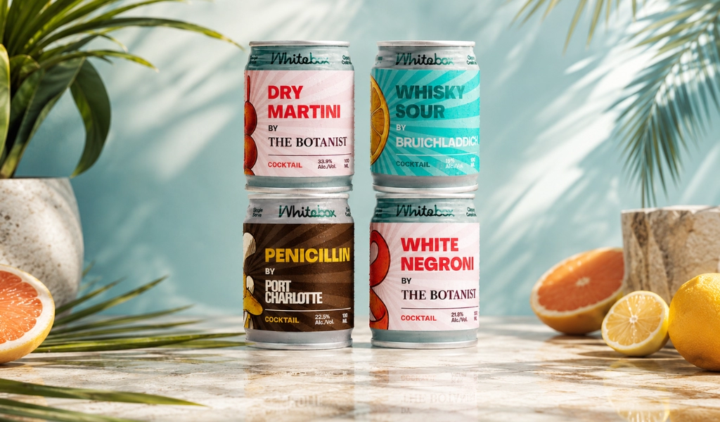 Bruichladdich Ra Mắt Dòng Cocktail RTD Hợp Tác Cùng Whitebox