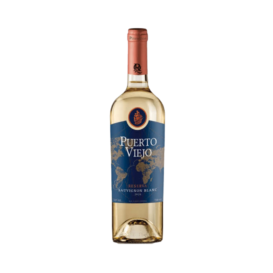 Rượu Vang Trắng Chile Puerto Viejo Reserva Sauvignon Blanc