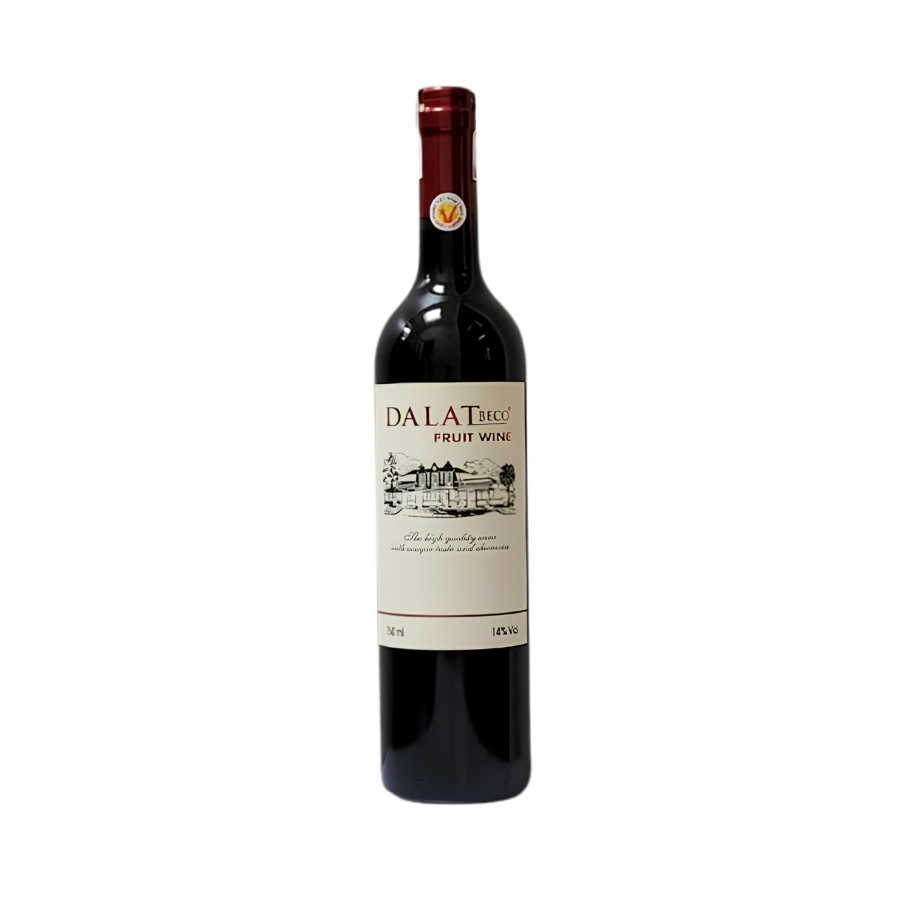 Rượu Vang Đỏ Việt Nam Dalatbeco Fruit Wine