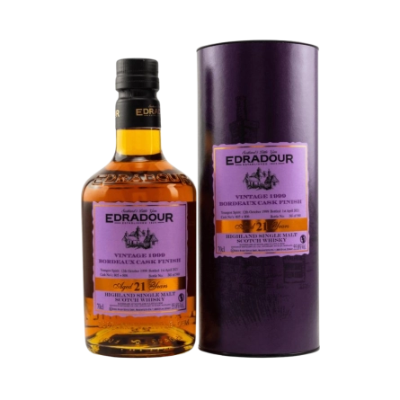 Rượu Whisky Edradour 21 Year Old 1999 Bordeaux Cask Finish