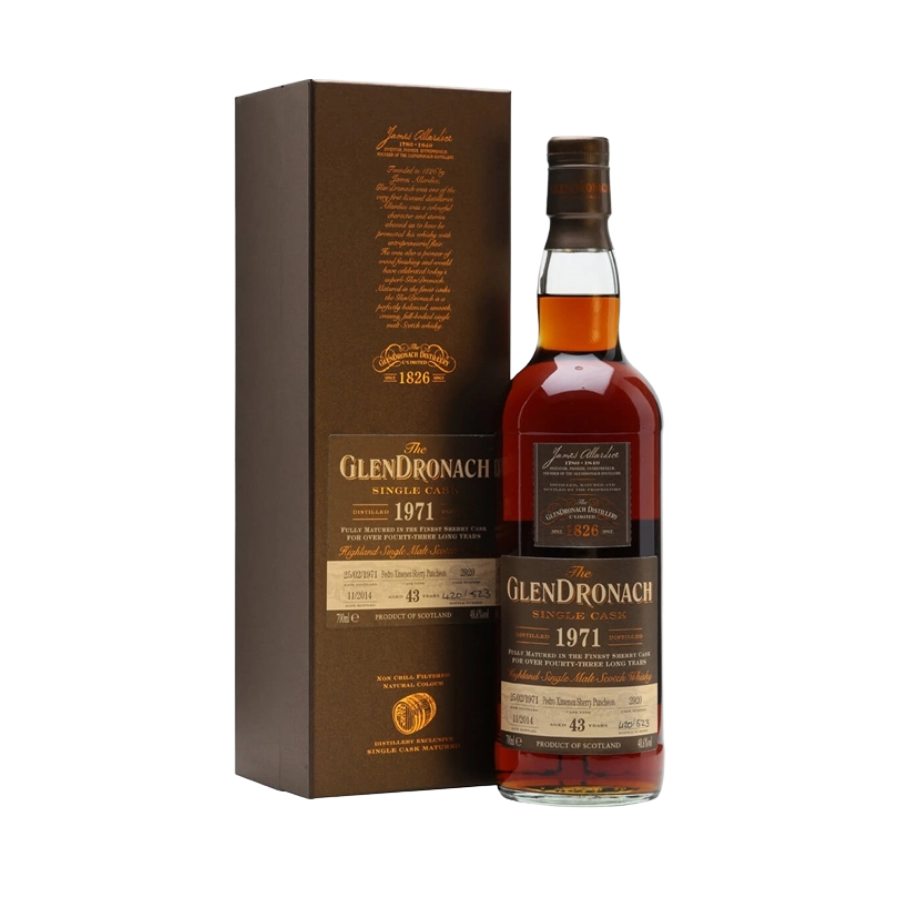 Rượu Whisky Glendronach 43 Year Old 1971 Single Cask
