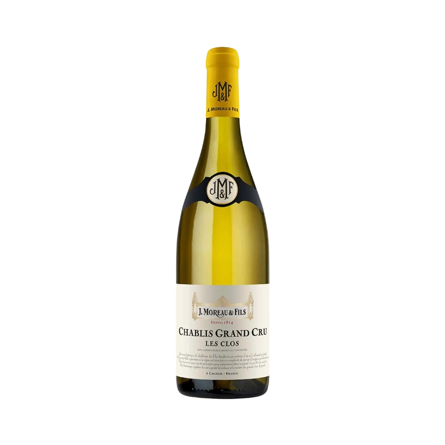 Rượu Vang Trắng Pháp J.Moreau & Fils Chablis Grand Cru Les Clos 2023