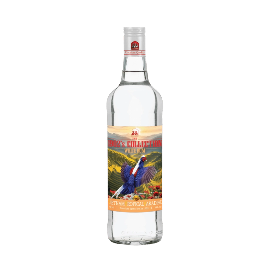 Rượu Rum Việt Nam Bình Tây The 1902's Collection White Rum