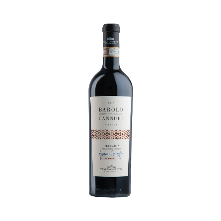 Rượu Vang Đỏ Ý Tenuta Carretta Barolo Cannubi Riserva 2016 