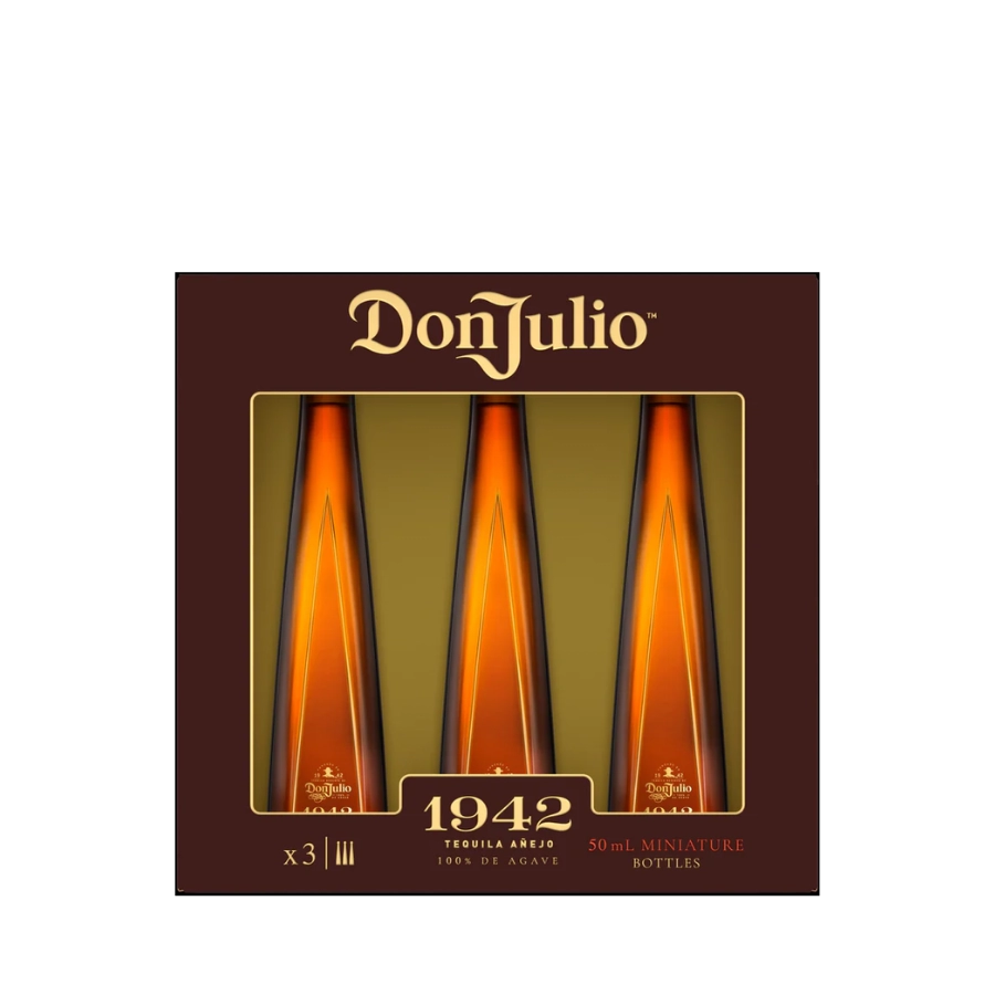 Rượu Tequila Mexico 1942 Anejo 50ml 3-Pack Gift Set