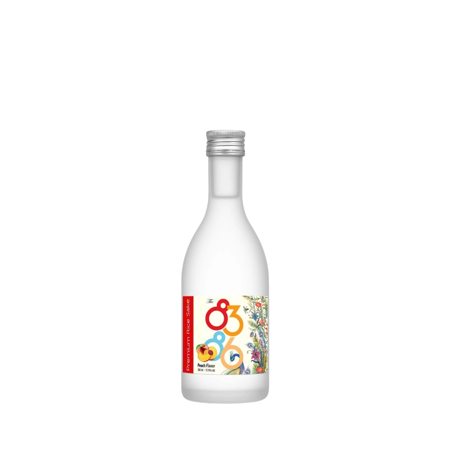 Rượu Gạo Việt Nam Bình Tây The 8386 Premium Rice Sake Peach Flavor