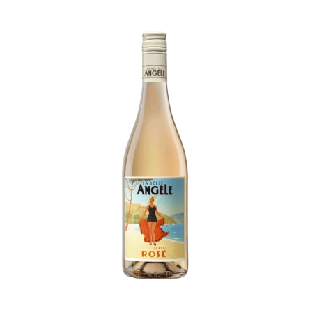 Rượu Vang Hồng Pháp La Belle Angele Cinsault Grenache