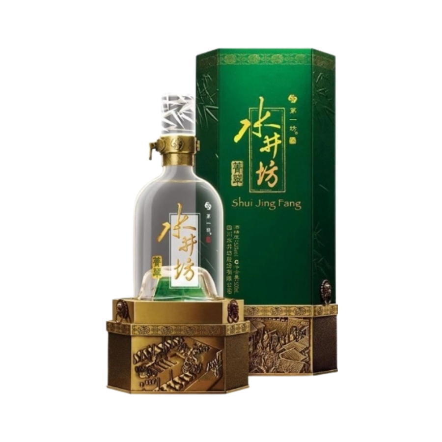 Rượu Thủy Tỉnh Phường Tinh Thúy / Shui Jing Fang Forest Green / 水井坊 菁翠