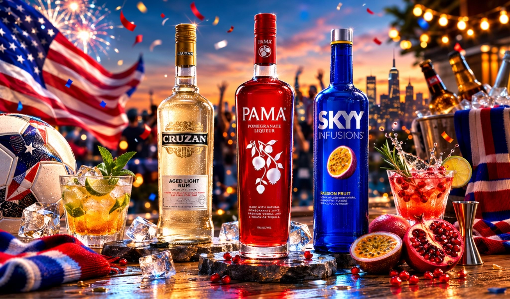 Gin Vodka Mỹ Cocktail Đêm Bóng Đá