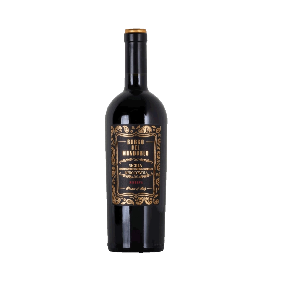 Rượu Vang Đỏ Ý Borgo Del Mandorlo Nero D’avola Riserva