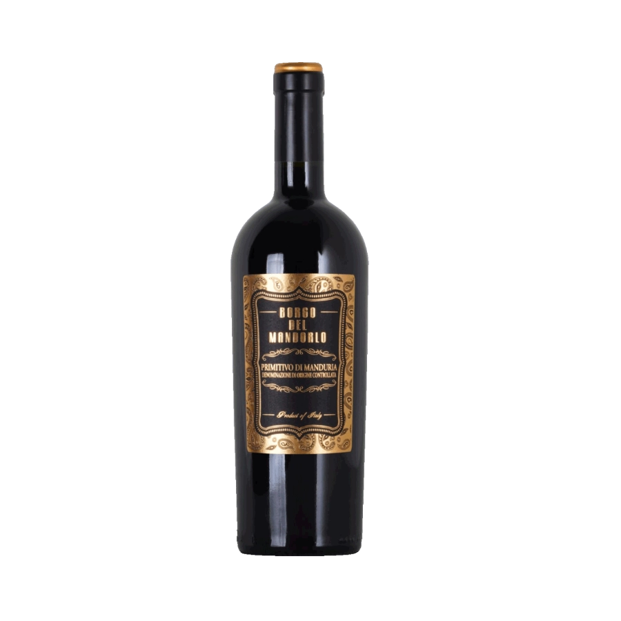 Rượu Vang Đỏ Ý Borgo Del Mandorlo Primitivo Di Manduria
