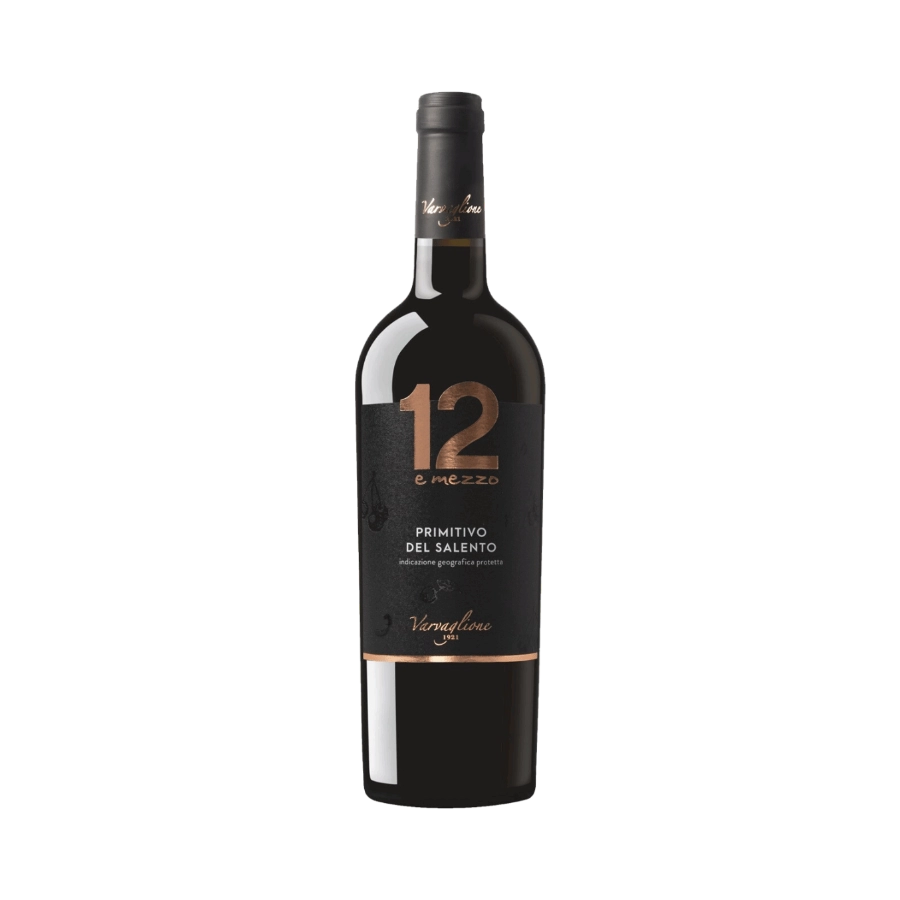 Rượu Vang Đỏ Ý 12 E Mezzo Primitivo del Salento IGP