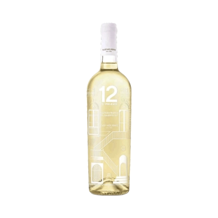 Rượu Vang Trắng Ý 12 E Mezzo Masseria Malvasia bianca del Salento IGP
