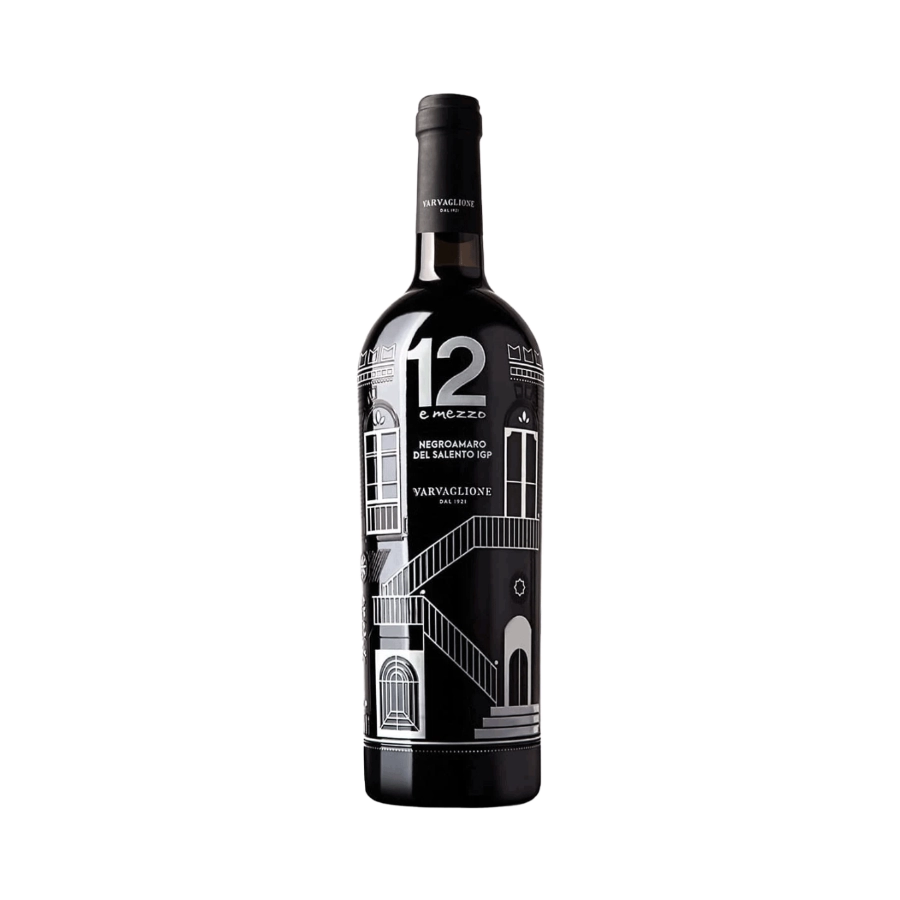 Rượu Vang Đỏ Ý 12 E Mezzo Masseria Negroamaro del Salento IGP