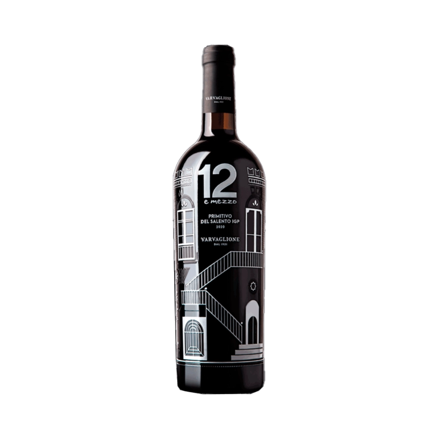 Rượu Vang Đỏ Ý 12 E Mezzo Masseria Primitivo del Salento IGP